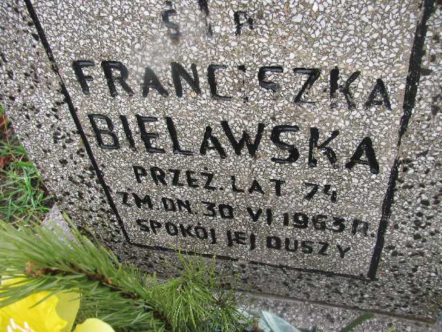 Franciszka Bielawska Sosnowiec św. Barbary - Grobonet - Wyszukiwarka osób pochowanych