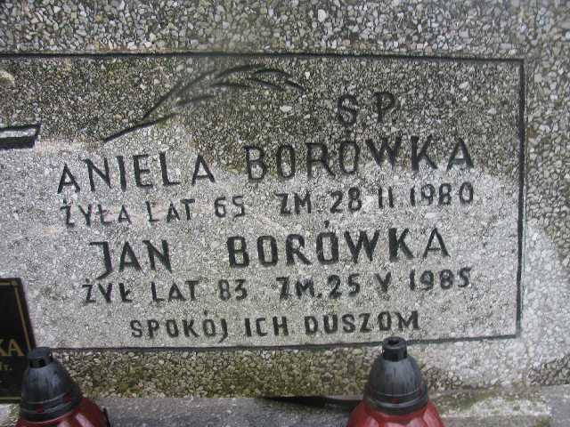Antoni Borówka 1937 Sosnowiec św. Barbary - Grobonet - Wyszukiwarka osób pochowanych