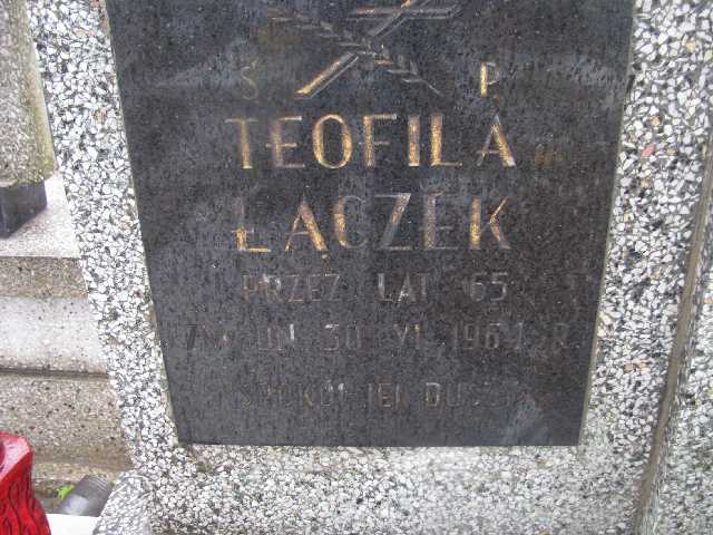 Teofila Łączek Sosnowiec św. Barbary - Grobonet - Wyszukiwarka osób pochowanych