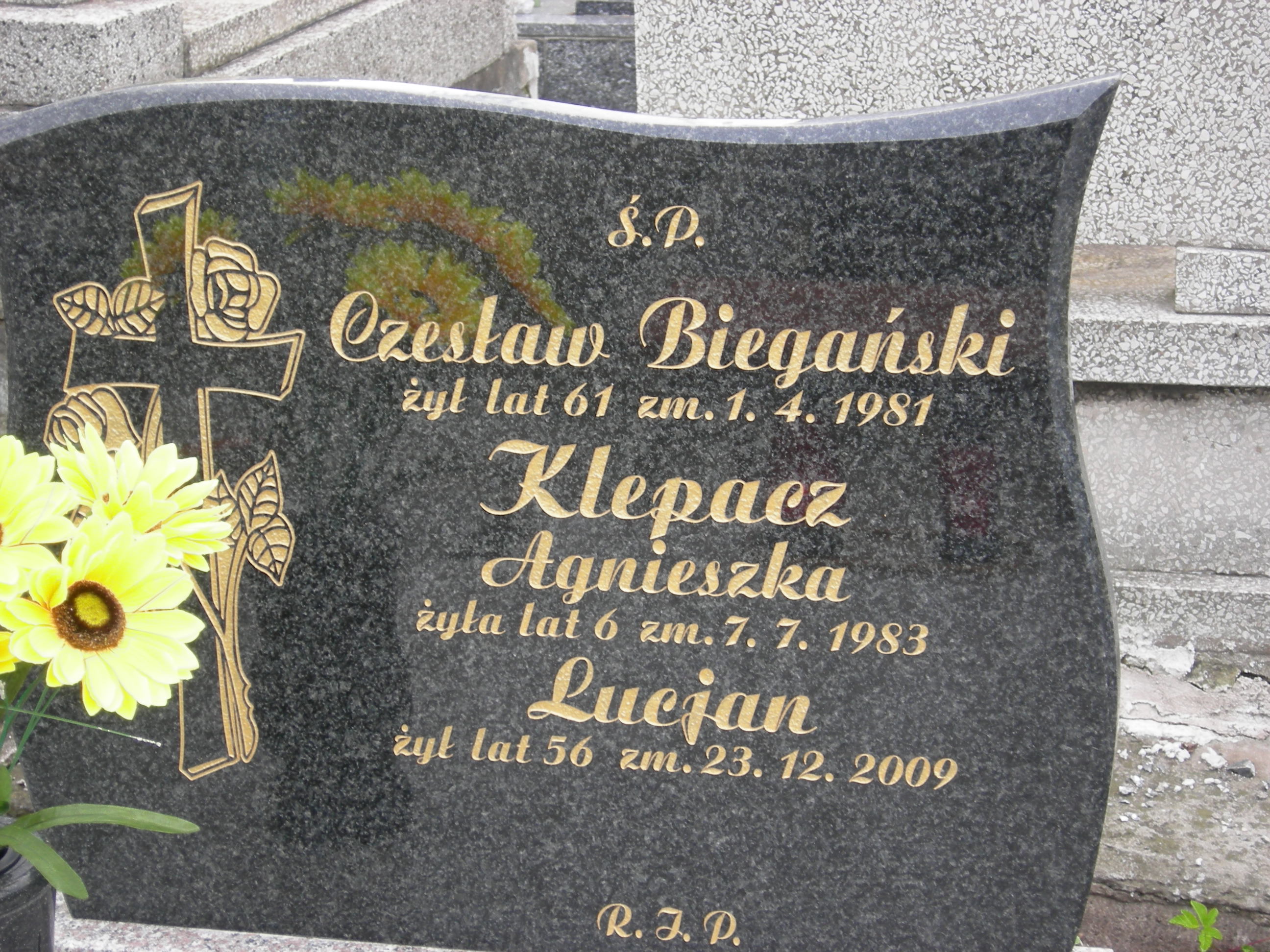 Lucjan Klepacz Sosnowiec św. Barbary - Grobonet - Wyszukiwarka osób pochowanych