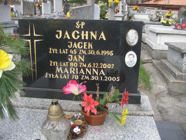 Jacek Jachna Sosnowiec św. Barbary - Grobonet - Wyszukiwarka osób pochowanych