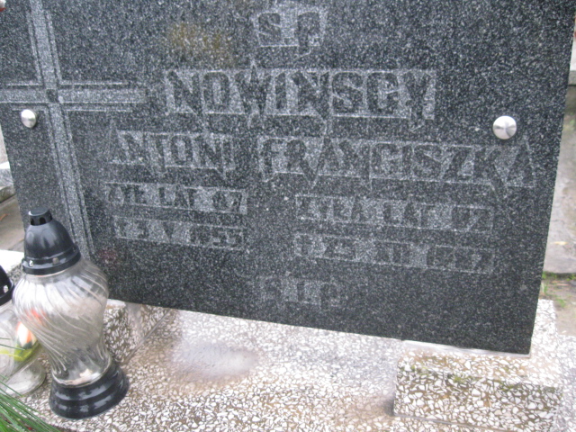 Franciszka Nowińska Sosnowiec św. Barbary - Grobonet - Wyszukiwarka osób pochowanych