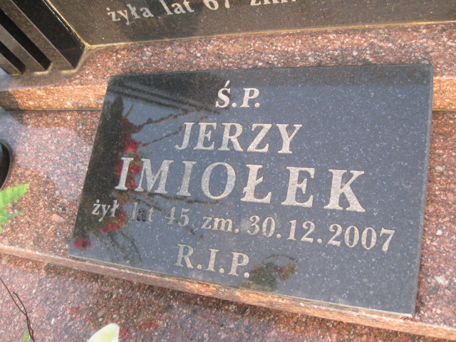 Tadeusz Imiołek Sosnowiec św. Barbary - Grobonet - Wyszukiwarka osób pochowanych