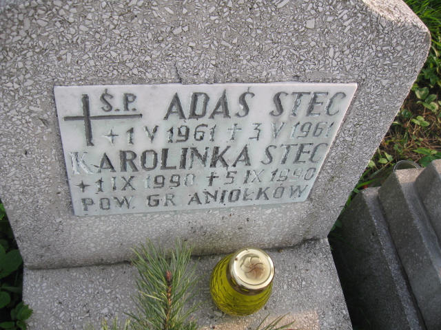 Grób Karolina Stec