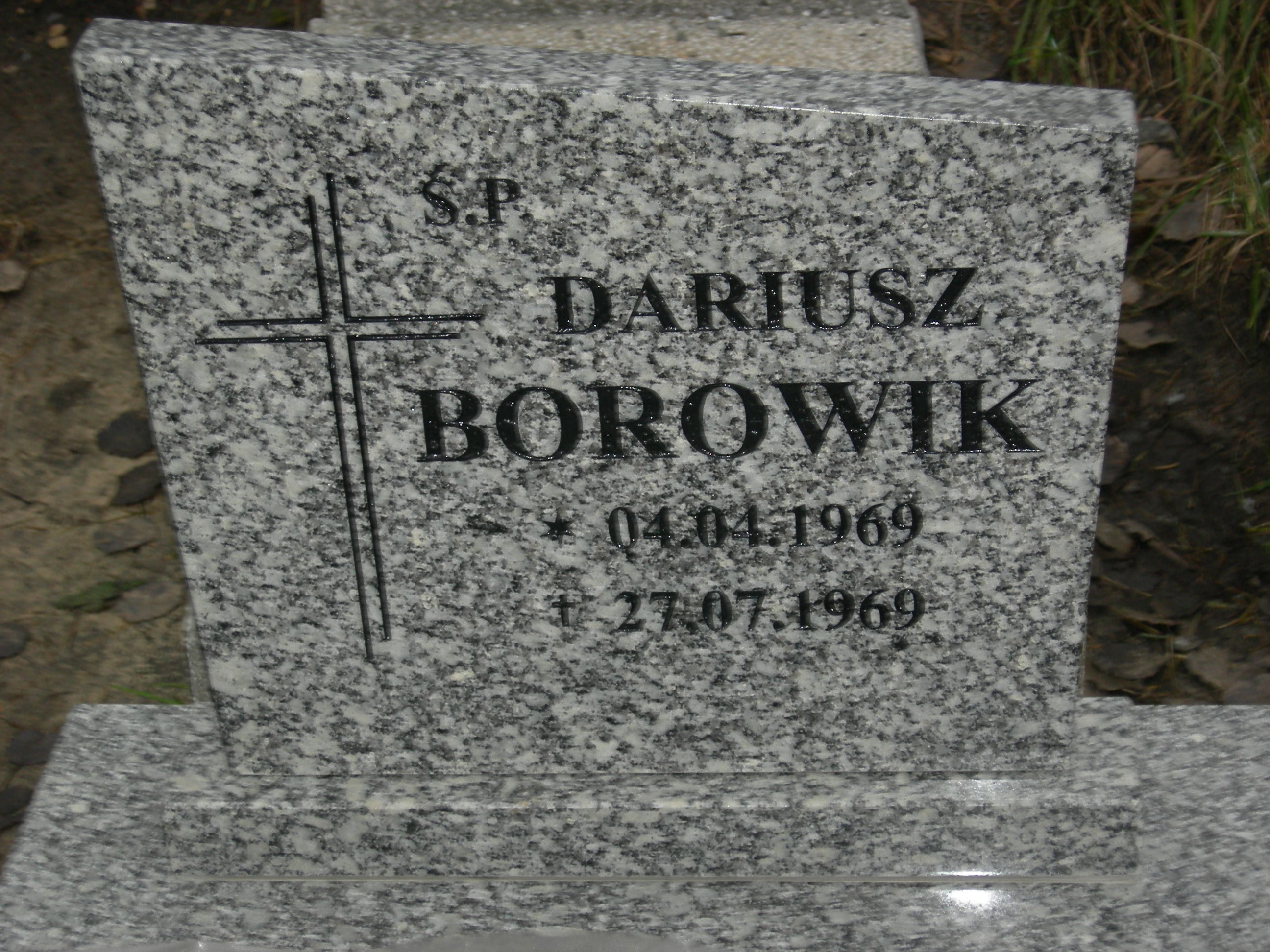 Dariusz Borowik 1969 Sosnowiec św. Barbary - Grobonet - Wyszukiwarka osób pochowanych