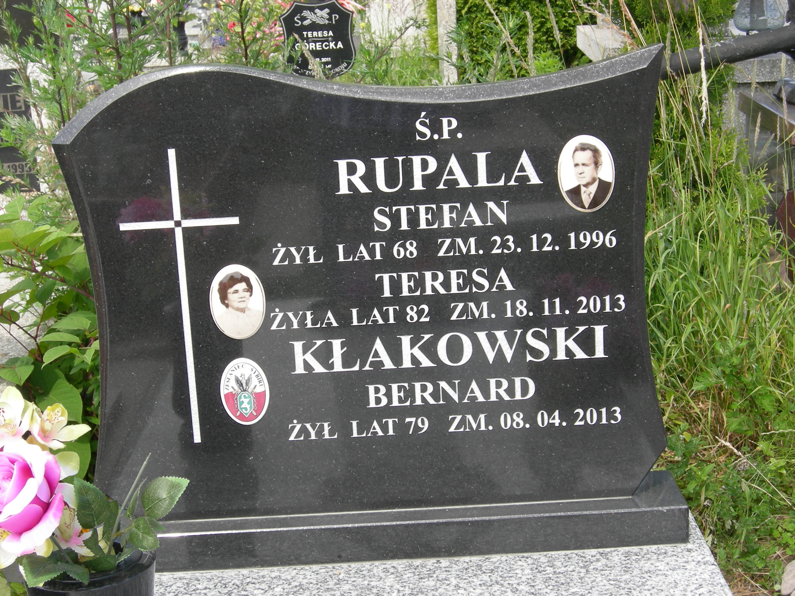 Stefan Rupala Sosnowiec św. Barbary - Grobonet - Wyszukiwarka osób pochowanych