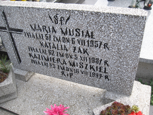 Natalia Żak Sosnowiec św. Barbary - Grobonet - Wyszukiwarka osób pochowanych