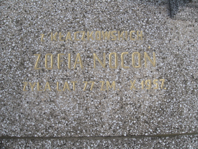 Zofia Nocoń Sosnowiec św. Barbary - Grobonet - Wyszukiwarka osób pochowanych