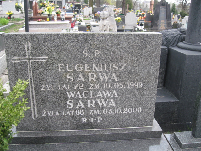 Wacława Sarwa Sosnowiec św. Barbary - Grobonet - Wyszukiwarka osób pochowanych