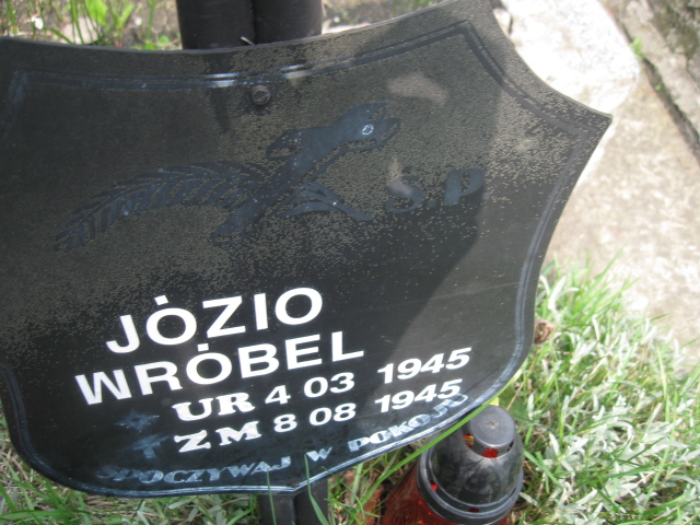 Józef Wróbel 1945 Sosnowiec św. Barbary - Grobonet - Wyszukiwarka osób pochowanych