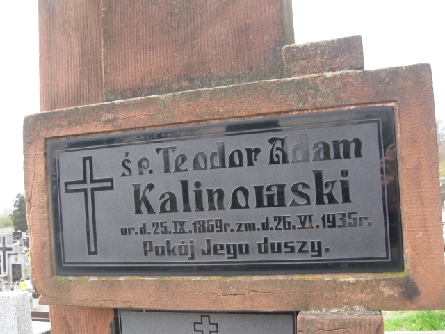 Andrzej Kalinowski 1959 Sosnowiec św. Barbary - Grobonet - Wyszukiwarka osób pochowanych