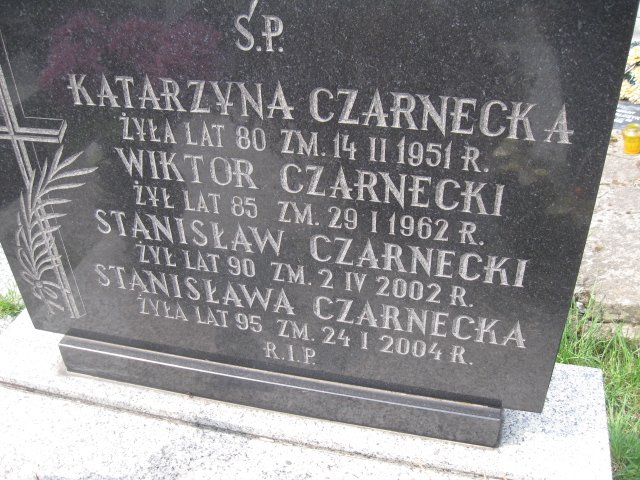 Wiktor Czarnecki Sosnowiec św. Barbary - Grobonet - Wyszukiwarka osób pochowanych