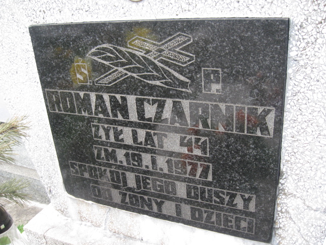 Roman Czarnik Sosnowiec św. Barbary - Grobonet - Wyszukiwarka osób pochowanych