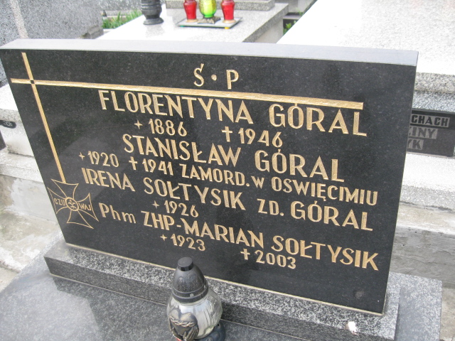 Stanisław Góral 1920 Sosnowiec św. Barbary - Grobonet - Wyszukiwarka osób pochowanych