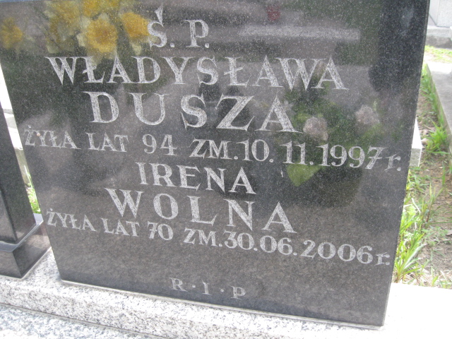 Irena Wolna Sosnowiec św. Barbary - Grobonet - Wyszukiwarka osób pochowanych