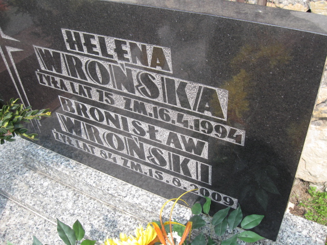 Bronisław Wroński Sosnowiec św. Barbary - Grobonet - Wyszukiwarka osób pochowanych