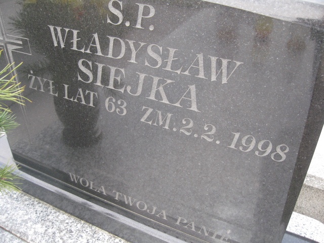 Anna Siejka 1939 Sosnowiec św. Barbary - Grobonet - Wyszukiwarka osób pochowanych