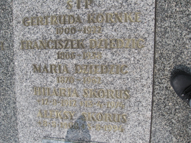 Hilaria Skoruś 1912 Sosnowiec św. Barbary - Grobonet - Wyszukiwarka osób pochowanych